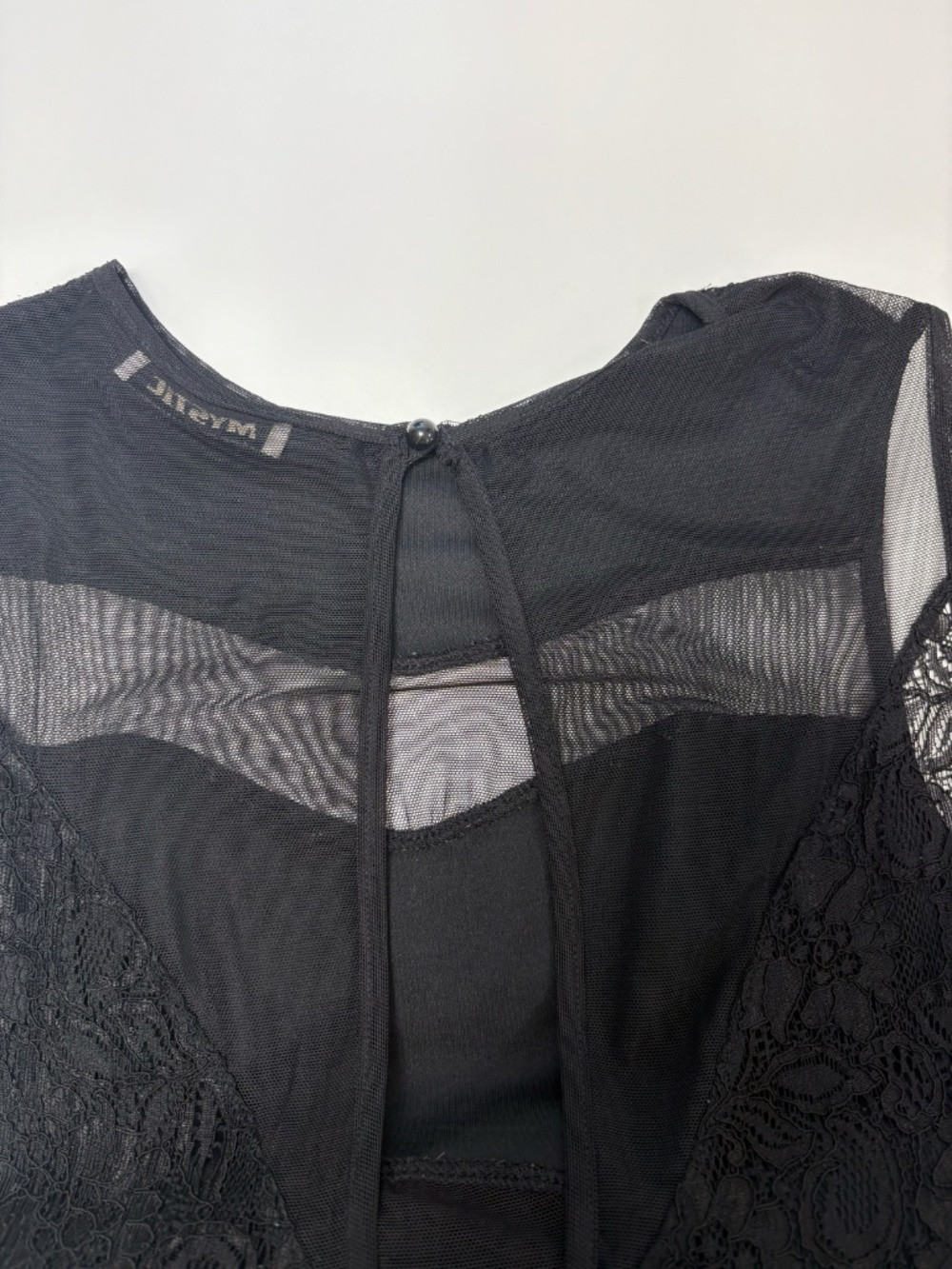Mystic Black Cocktail Black Dress - Size L. - Picture 3 of 11